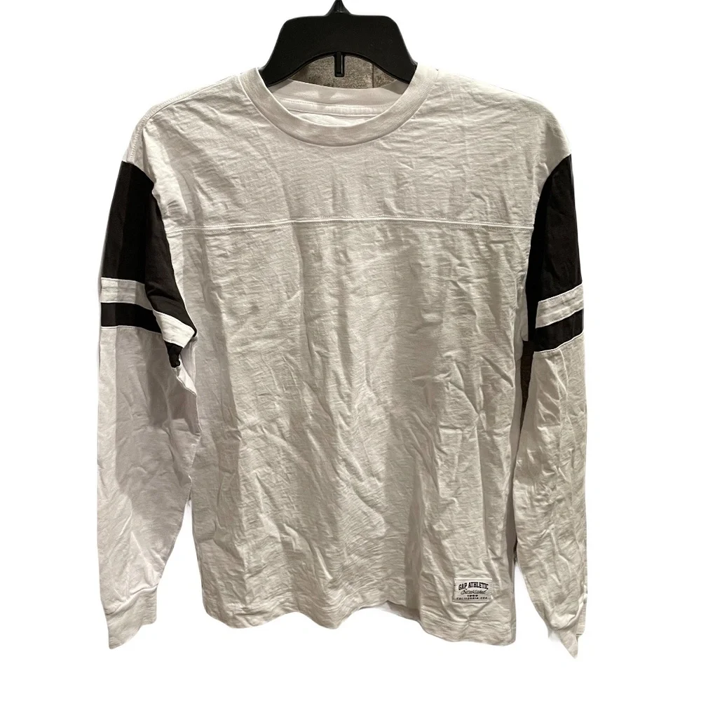 ❤️ GAP KIDS WHITE RAGLAN TEE TOP SIZE XL